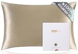 ZIMASILK 100% Pure Mulberry Silk Pillowcase for Hair and...