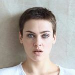 person with short hair